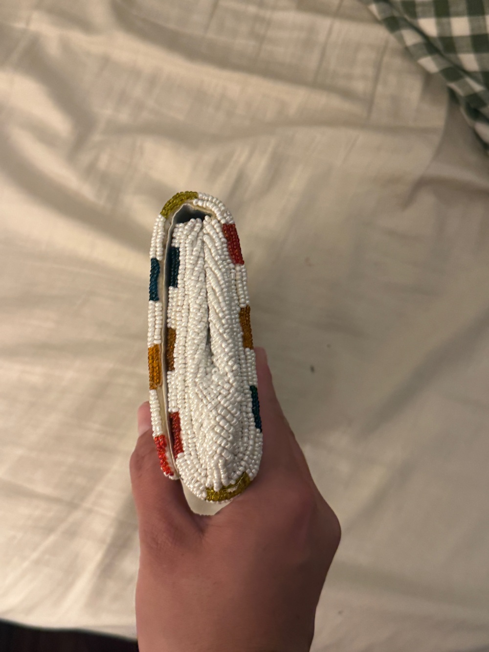 Tiana NY Rainbow Beaded Clutch - Picture 2 of 7